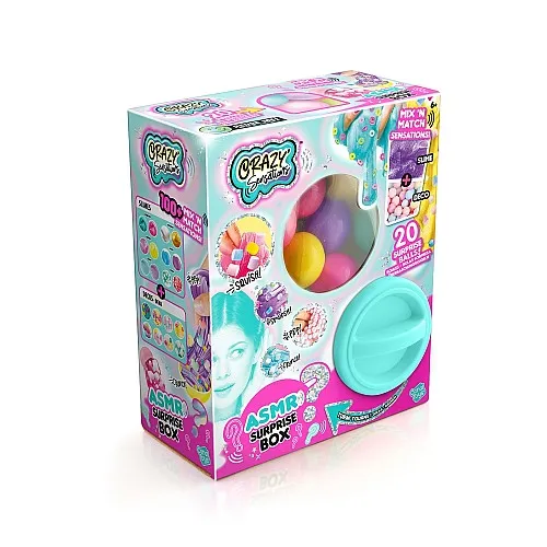 Творчески комплект, Canal Toys, Топчета ASMR слайм изненада с декорации, 20 бр.
