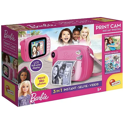 Детска камера за моментни снимки, Lisciani, Barbie