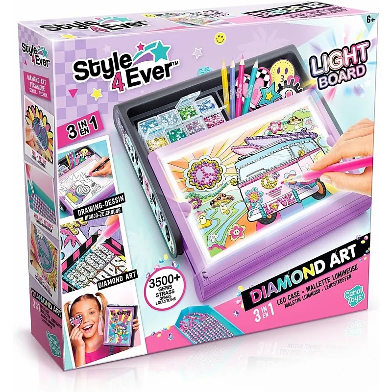 Творчески комплект, Canal Toys, Студио за диамантено изкуство 3 в 1