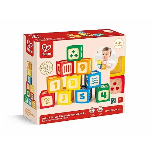 Образователни кубчета, Hape, 10бр.