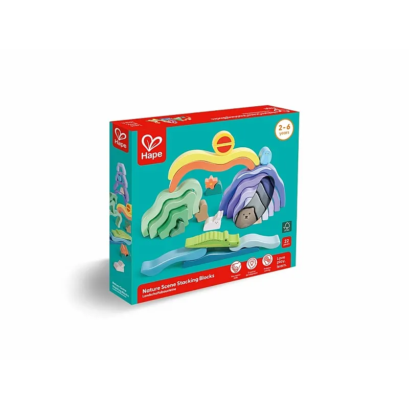 Блокчета за подреждане, Hape, 22 части