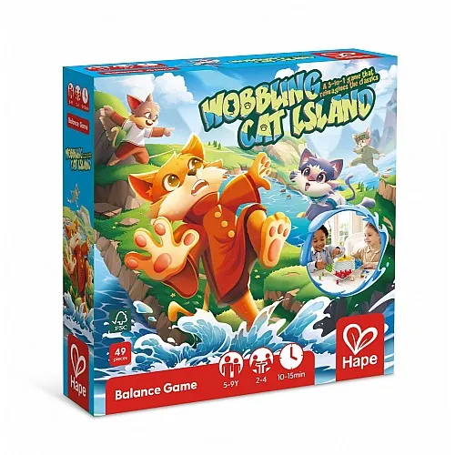 Настолна игра, Hape, Котешки остров, 3 в 1
