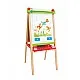 Двустранен дървен статив за рисуване, Hape, 52 x 43 x 115 см