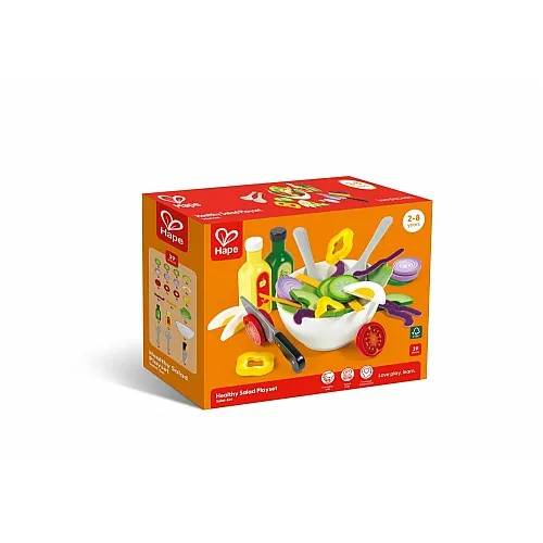 Дървен комплект, Hape, Зеленчуци, 39 части