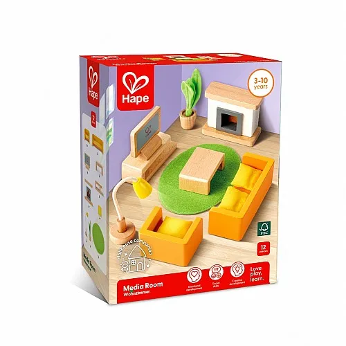 Мини мебели, Hape, Всекидневна, 12 части