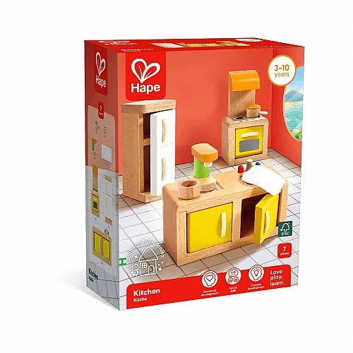 Мини мебели, Hape, Кухня, 7 части