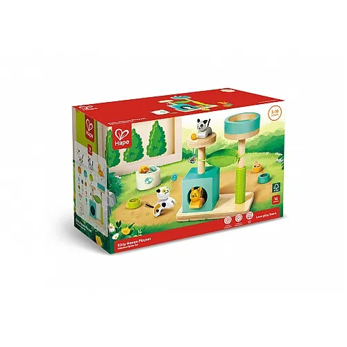 Детски комплект за игра, Hape, Kitty Haven