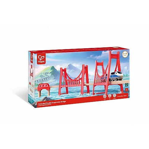 Дървен комплект, Hape, Железопътни мостове, 17 части