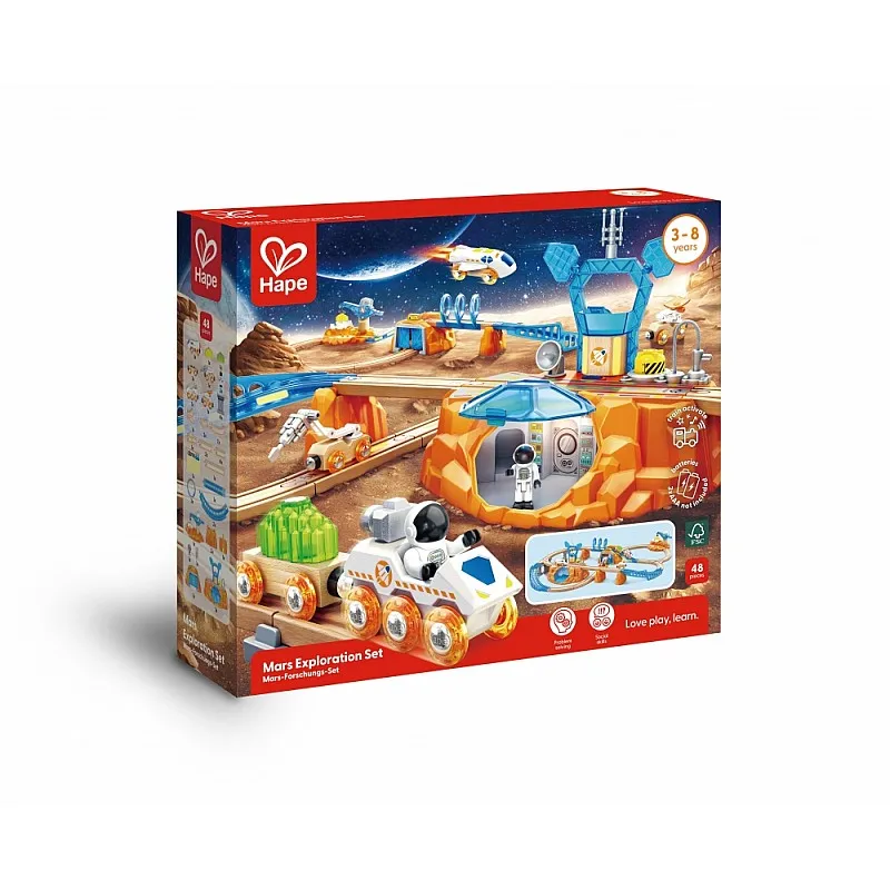 Дървен комплект, Hape,  за изследване на Марс