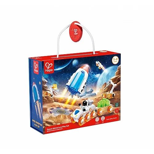 Комплект за игра, Hape, Космическо приключение, 15 части