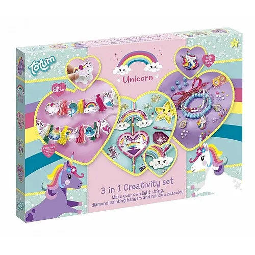 Творчески комплект, Totum, Еднорог 3 в 1