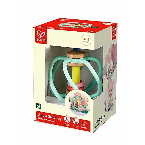 Двигателна бебешка играчка, Hape, Ябълка