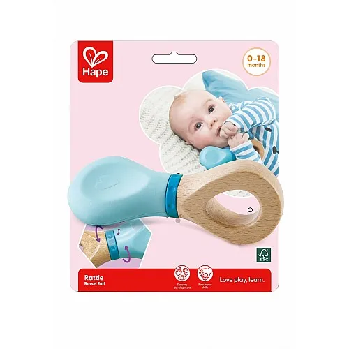 Бебешка дрънкалка, Hape, 13 см