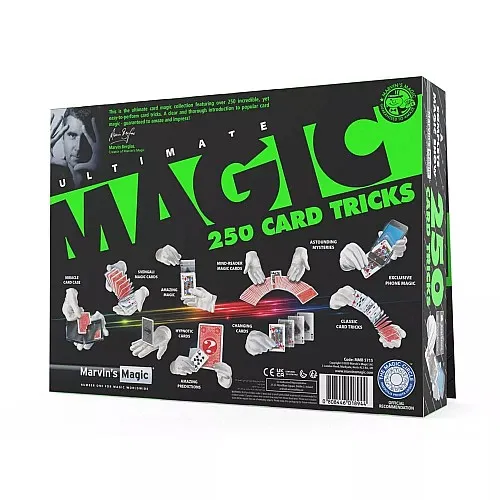 Комплект магически трикове, Marvin’s Magic, Невероятни 250 фокуса с карти