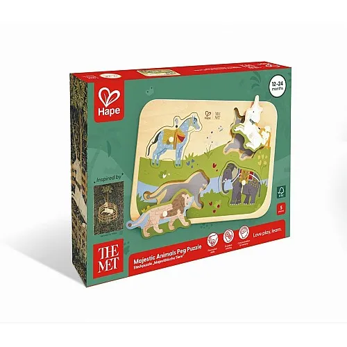 Дървен пъзел, Hape, The Met, Величествени животни, 5 части