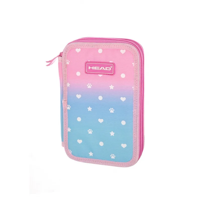 Двоен несесер, Head, AC2, Pastel Love сребърен ефект, Без аксесоари, 20.5 x 13 x 4.5 см