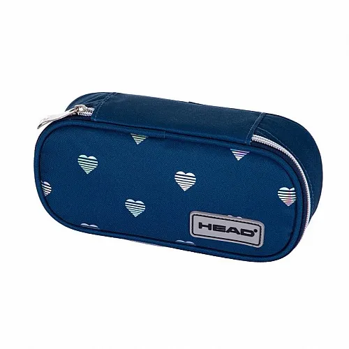 Единичен несесер, Head, Сърца, Без аксесоари, 22 x 9 x 5 cm