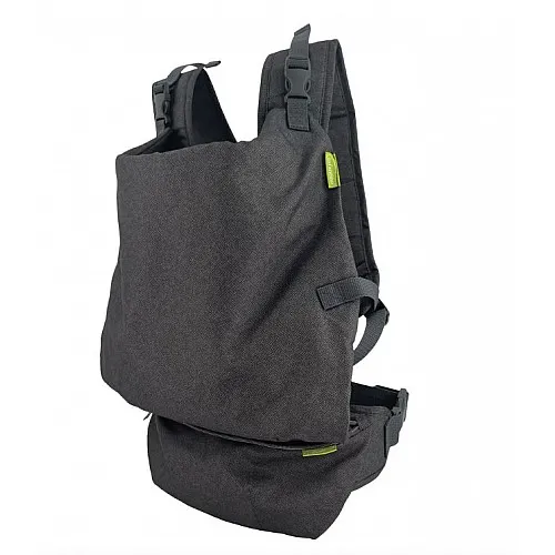 Ергономично кенгуру, Infantino, 2 в 1, Тъмно сиво, от 5.4 до 18 кг.