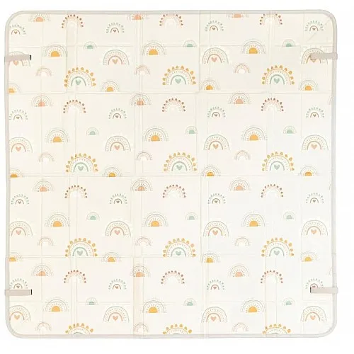 Сгъваема мека постелка от пяна, Infantino, Дъга, 147 x 147 см