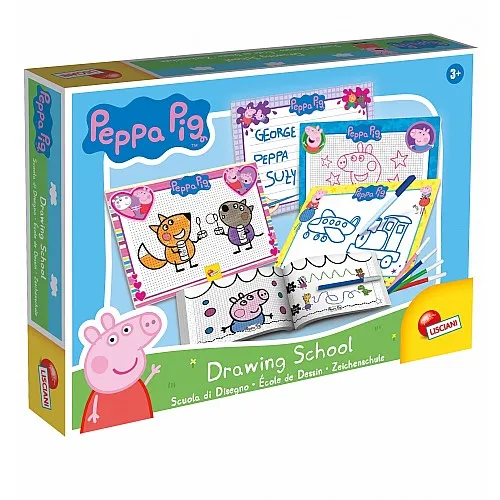 Творчески комплект, Lisciani, Peppa Pig, Училище по рисуване