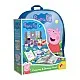 Творчески комплект, Lisciani, Peppa Pig, 2 в 1 раница с комплект за рисуване
