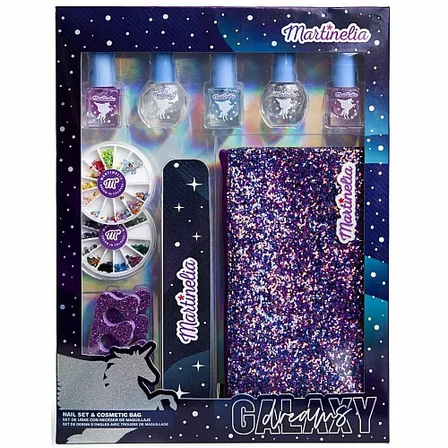 Комплект за маникюр, Martinelia, Галактически мечти, 11 части