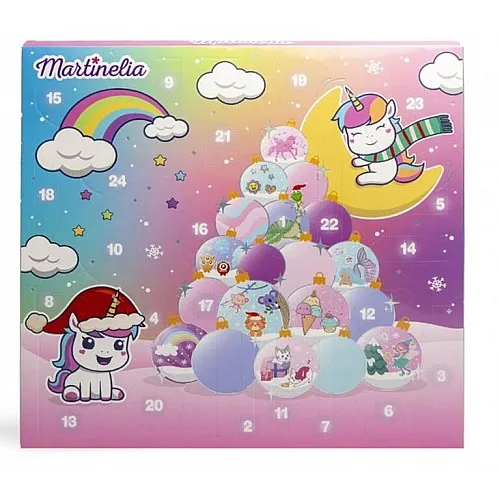 Коледен адвент календар, Martinelia, Еднорог, 24 бр.