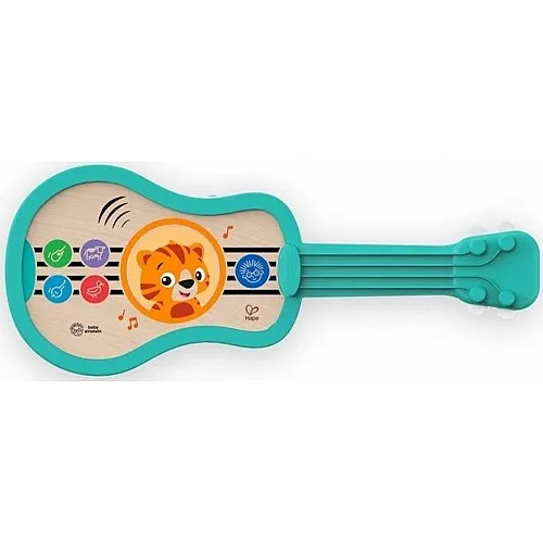 Музикална играчка, Hape, Baby Einstein, Дървено сензорно укулеле, 43.18 х 17.78 х 5.08 см