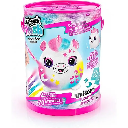 Творчески комплект, Canal Toys, Мини плюшена играчка за оцветяване, 15 см