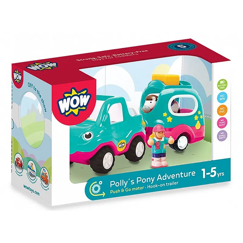Количка за игра, WOW Toys, Приключението на Поли с пони