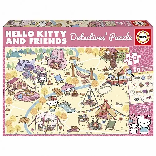 Пъзел, Educa, Hello Kitty, Детективски, 150 части