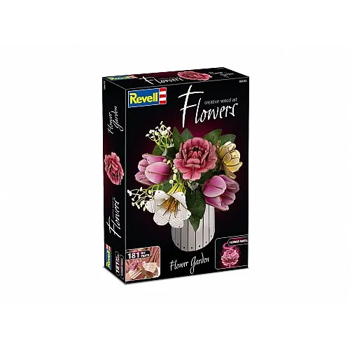 Сглобяем модел от дърво, Revell, Цветна градина, 181 части