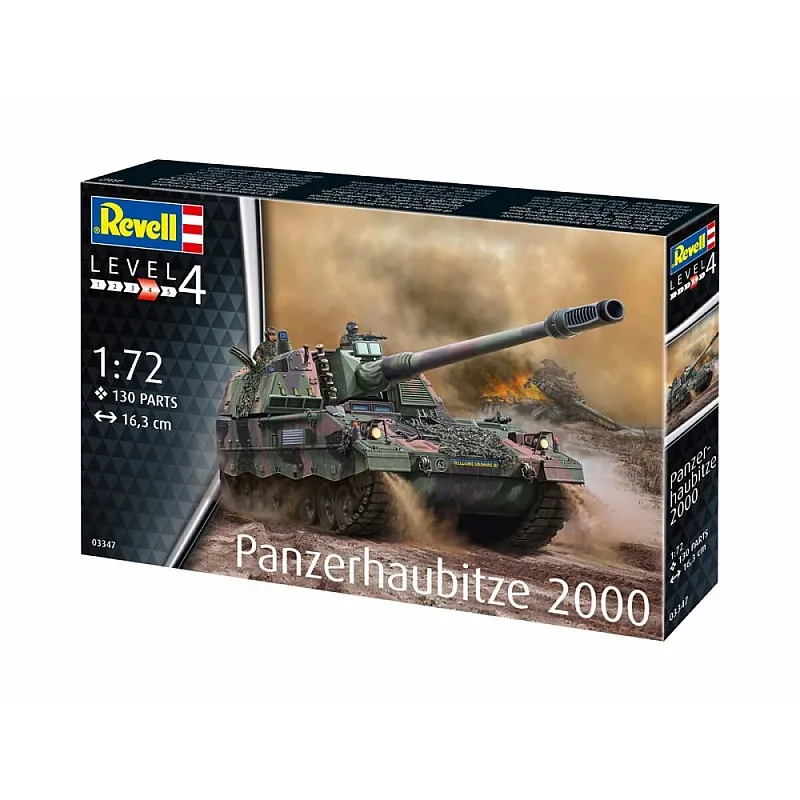 Сглобяем модел, Revell, Panzerhaubitze 2000, 130 части