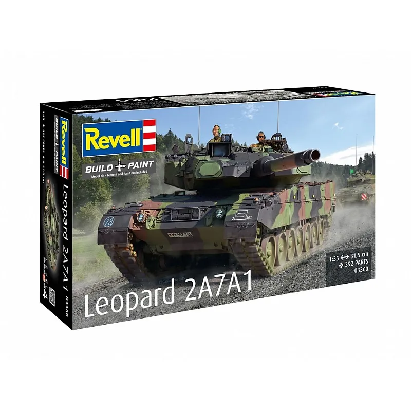 Сглобяем модел, Revell, Танк Leopard 2A7A1, 250 части