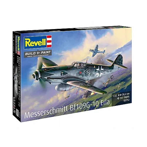 Сглобяем модел, Revell, Самолет, Messerschmitt Bf109G-10 Erla, 147 части