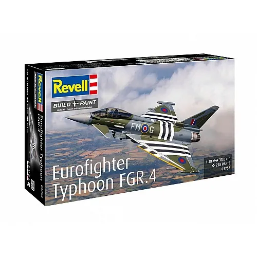 Сглобяем модел, Revell, Самолет, Eurofighter Typhoon FGR.4, 228 части