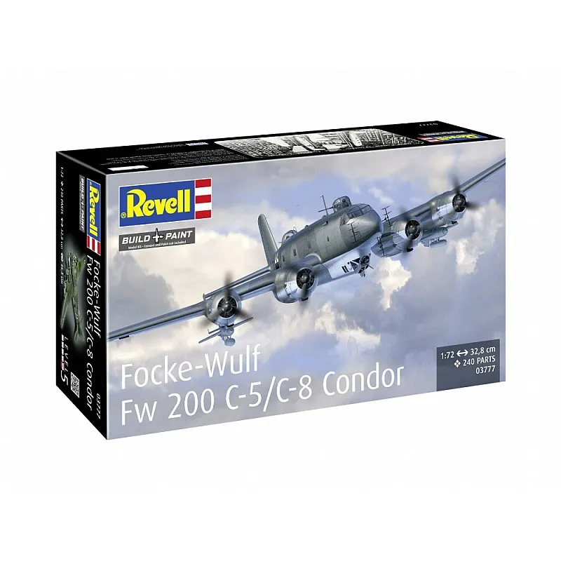 Сглобяем модел, Revell, Самолет Focke-Wulf Fw 200 C-5/C-8, 240 части