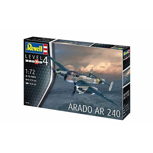 Сглобяем модел, Revell, Бомбардировач Arado AR-240, 70 части