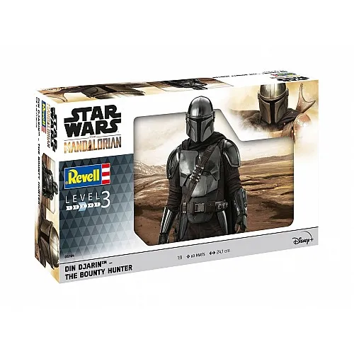 Сглобяем модел, Revell, Star Wars, The Mandalorian: Din Djarin - The Bounty Hunter, 60 части