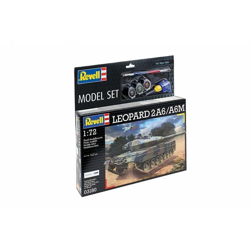 Сглобяем модел, Revell,Танк Leopard 2A6-A6M, 168 части