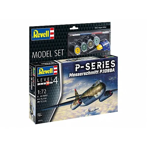 Сглобяем модел, Revell, Самолет Messerschmitt P.1099A - P-Series, 60 части