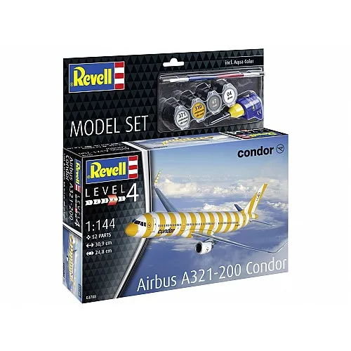 Сглобяем модел, Revell, Самолет Airbus A321-200 Condor, 52 части