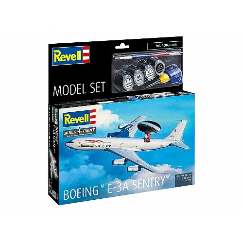 Сглобяем модел, Revell, Самолет, Boeing E-3A, 85 части