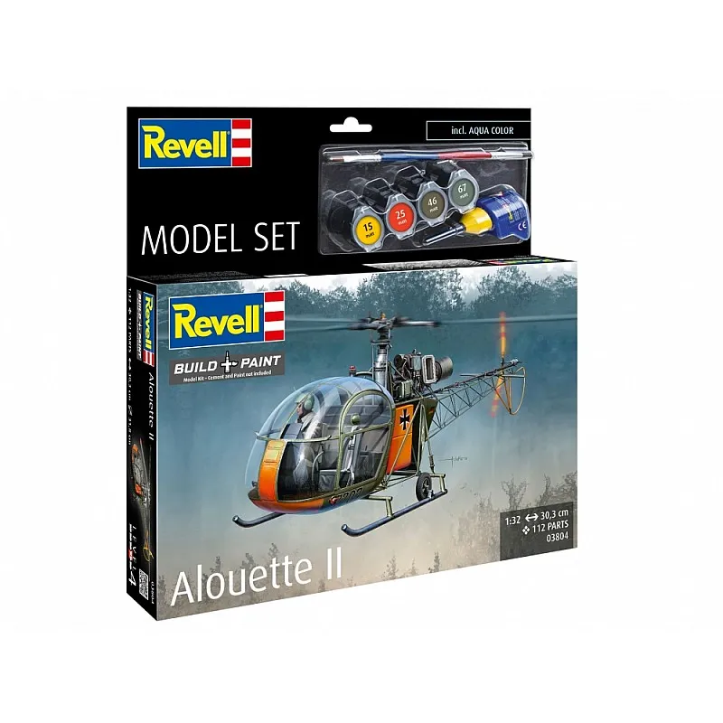 Сглобяем модел, Revell, Хеликоптер, Alouette II, 191 части