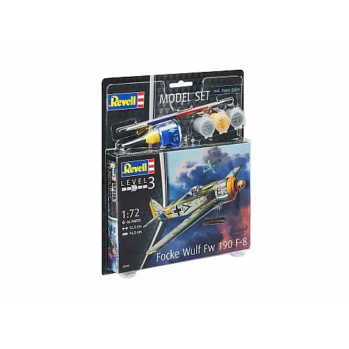 Сглобяем модел, Revell, Самолет, Focke Wulf Fw190 F-8, 46 части