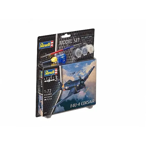 Сглобяем модел, Revell, Самолет F4U-4 Corsair, 65 части