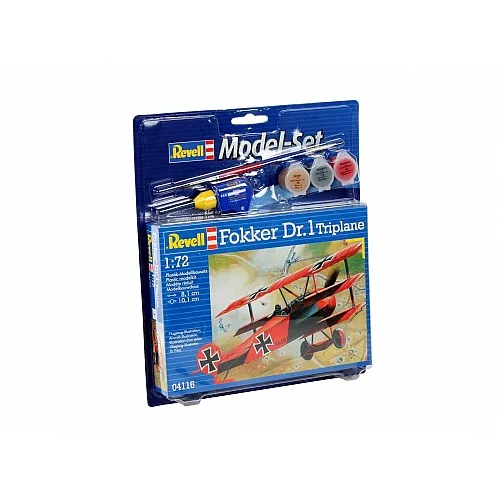Сглобяем модел, Revell, Самолет Fokker DR.1 Triplan, 37 части