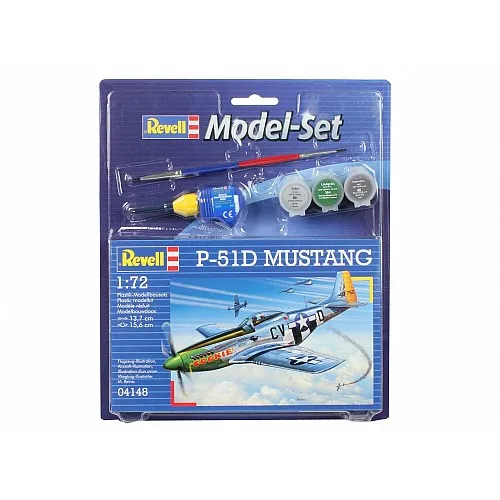 Сглобяем модел, Revell, Самолет P-51D Mustang, 34 части