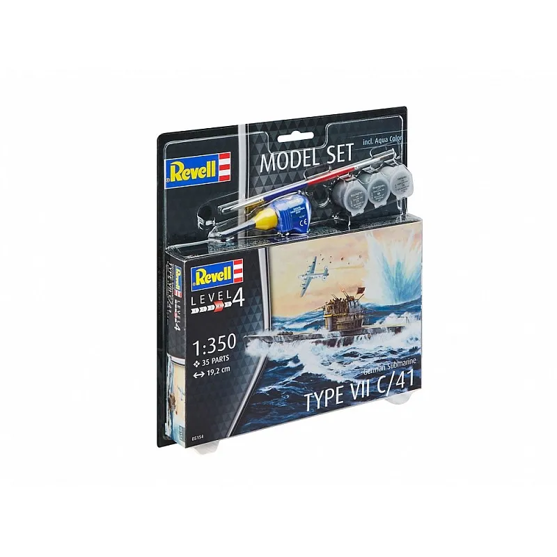 Сглобяем модел, Revell, Германска подводница Type VII C/41, 35 части