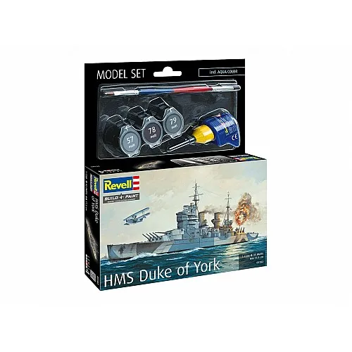 Сглобяем модел, Revell, Боен кораб MS Duke of York, 45 части